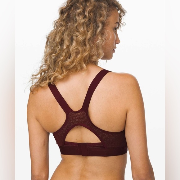 Lululemon Awake to Lace Bra in Garnet / Barely Beige - Picture 2 of 5